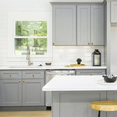 Kitchen Cabinet Update | 30 Gold Zinc Knobs, 1.17″ Diameter