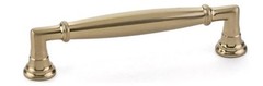 Emtek 86476US4 Westwood 4 Inch Center to Center Handle Cabinet Pull Satin Brass