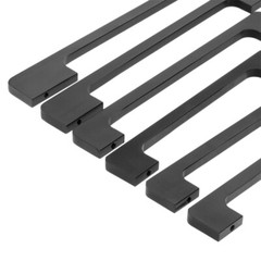 Classic European Black Wardrobe Door Pull Handle Furniture Drawer Cabinet Knobs