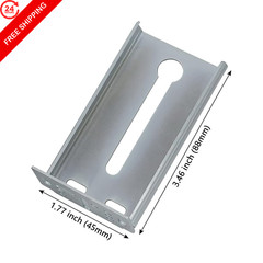 LONTAN 5 Pairs Rear Mounting Brackets for 1.77 Inch 45mm Inch, Silver