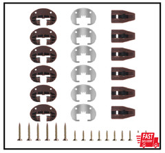 Dresser Drawer Slides Replacement Kit for Kenlin Rite-Trak II Model #168, 6 Set