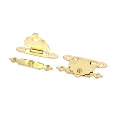 10pack Jewelry Box Case Latches Hasp Catch Lock Gold 38x24x3mm