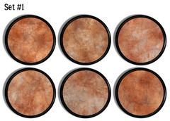 Terracotta Inspired Cabinet Knobs – Earthy Textured Art Drawer Pulls, 4 or 6pc