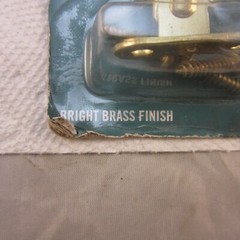 Everbilt Lid Support Lock Hinge Left Bright Brass Finish 1000 020 965