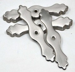 Amerock Traditions Sterling Nickel BP1304-G9 4 5/16″ Knob Backplates Qty: 14