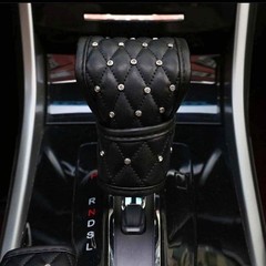Leather Automotive Gear Shift Knob Cover – Car Interior Acc Color: 3.1 Crystal