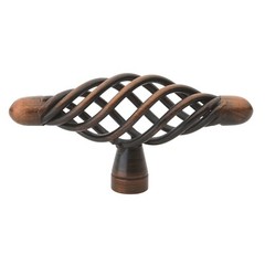 GlideRite 3″ Birdcage Cabinet Hardware T-Knob – Rustic Bronze 3051-ORB-1