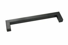 Black Kitchen Square Cabinet Handles Drawer Pull Knobs Stainless Steel 12mm 1/2″