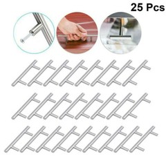 25Pack 2″-16″ Brushed Nickel Cabinet Pulls Stainless Steel Drawer T Bar Handles