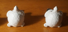 2 Sea Turtle Drawer Knobs Coastal White Beach Nautical Cabinet Hardware Pulls