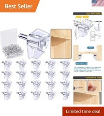 3 Millimeters or 1/8 Inch Shelf Support Peg，Support Cabinet Shelf Pins，Clear …