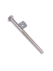 2.5″ CHROME Bolt Screw for Glass Cabinet Handles Knobs Drawer Pulls Vintage