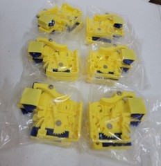 6 Pair of Shark Teeth Clips Under Mount Soft Close Drawer Glides
