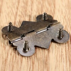 Antique Brass Jewelry Box Door Butterfly Hinges with Screws 20x25mm 4/12/20Pcs