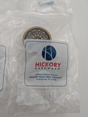 Hickory Hardware SET of 12 Manor House 1-5/8″ Regal Estate Flower Motif Knob