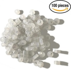 FastCap Euro Door Stop for Inset Doors Clear No Screws (Bulk 100 Count)