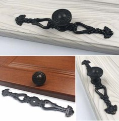 3.5″ 5.5″ Drop Bail Dresser Drawer Pull Handle Knobs Rustic Antique Cabinet Pull