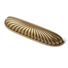 6 PCS Antique Brass Cabinet Pulls 5 Inch 128mm Hole Centers Zinc Alloy
