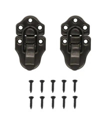 2PK Everbilt 2-3/4 in x 1-1/2 in. Oil-Rubbed Bronze Chest Latch Cabinet Hardware