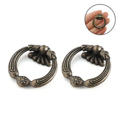 2/5/10Pcs Vintage Furniture Door Pull Handle Antique Cabinet Drawer Ring Knob