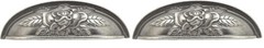 Richelieu Hardware BP26956142 Provence 96 mm, Greys, Chromes, and Others