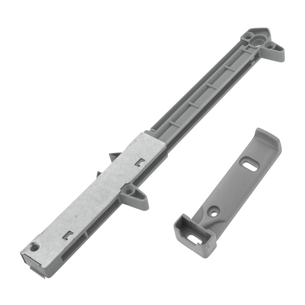Soft Close Cabinet Drawer Damper / Adapter for Wood Drawers (Gray)