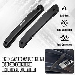 2Pcs Aluminum Car Interior Door Pull Handle for Mitsubishi Eclipse Spyder 2006-2