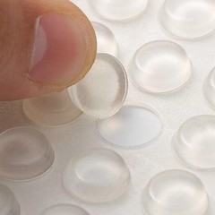 50Pcs Anti-Scratch Protection Clear Silicone Gel Door Cabinet Drawer Bumper Pads