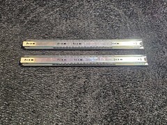 (QTY 2) Hettich Drawer Slide 19-7/8″ Closed Length, 40in. Full Extension, Silver