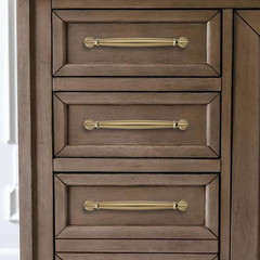 Champagne Bronze Cabinet Pulls – 5 Pack 12 Inch Solid Brass Handles