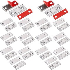 Cabinet Magnetic Catch 14 Pack Ultra Thin Cabinet Door Magnets Stick on Drawe…