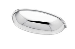 10) Liberty Hardware PN1053-PC-C 2-1/2″ Cup Cabinet Pull in Polished Chrome