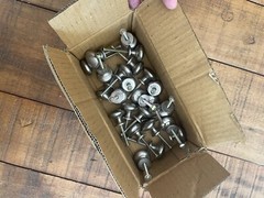 Set Of 24 Brushed Nickel Knobs ￼