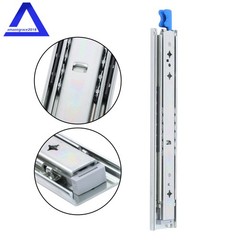 1 Pair With Lock Heavy Duty Drawer Slides 12 Inch 250 Lbs Extension Rails Rail