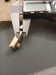 NOS 5 Pairs- BRASS Glass Door Hinges futaba Hinge , steel