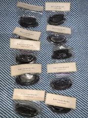 New! POTTERY BARN Lot of 10 Bronze Drawer Bin Pulls Sealed With Screws