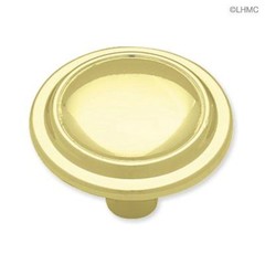 P40052V-PB-C Polished Brass Top Ring 1 1/4″ Cabinet Drawer Knob