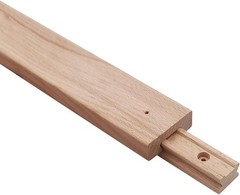 Wooden Drawer Slides 40Cm Classic Wood Center Guide Track (15-3/4”)