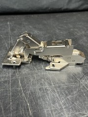 Blum Cabinet Hinge 70.655-01.01, Nickel, w/ 175L660-01.22 Clip-On Base Plates