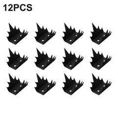 Security Fence Spike Home Improvement 19*8*7cm Accessories Black Color