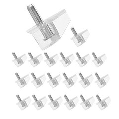 20 Pieces 3 mm Shelf Pins Clear Support Pegs Cabinet Shelf Pegs Clips Shelf4709