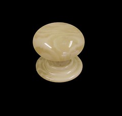 Pack Of 10 x Polyester Resin Swirl Cupboard Cabinet Knob & Backplate 35mm