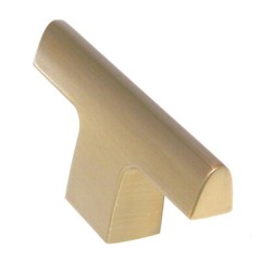 Amerock Riva Golden Champagne 2 1/2″ T-Bar Smooth Cabinet Knob BP55361-BBZ