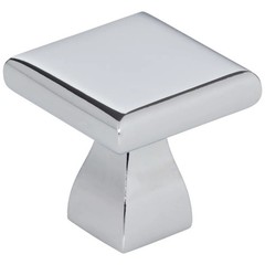 Hadly 1″ Length Cabinet Square Knob, Polished Chrome – Hardware