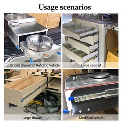 Heavy Duty Drawer Slides 300lbs Ball Bearing Full Extension 18″ – 40″ with Lock