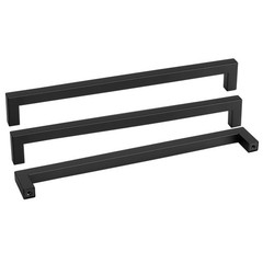 Black Cabinet Handles 2 PCS 18 Inch Matte Black Stainless Steel Hardware