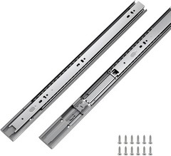 6 Pairs 22 Inch Soft Close Ball Bearing Drawer Slide for Dresser Full Extension