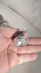 Unique Set 10 Clear Glass Rhinestone Jeweled Door Knobs Q