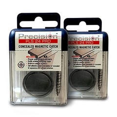 Concealed Magnetic Door Catches for Heavy Duty Doors, 30mm+ Thickness, 2-Pack