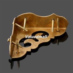 4Pcs Brass Wave Box Corner Protecter Jewelry Case Chest Corner Guard Home Decor